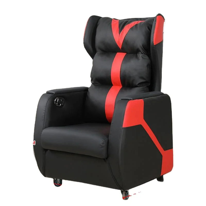 Modern Adjustable Leather Recliner Gaming Sofa - Image 3